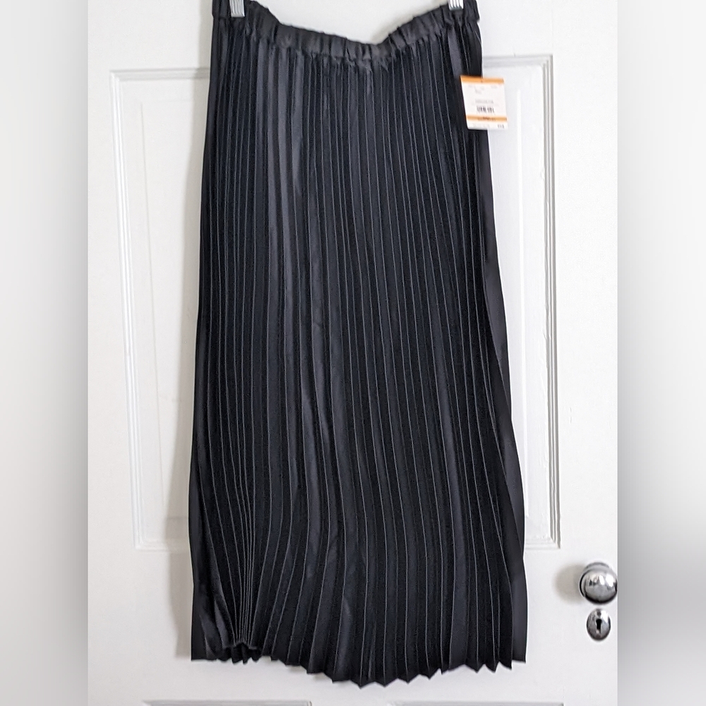 Anne Klein pleated midi skirt